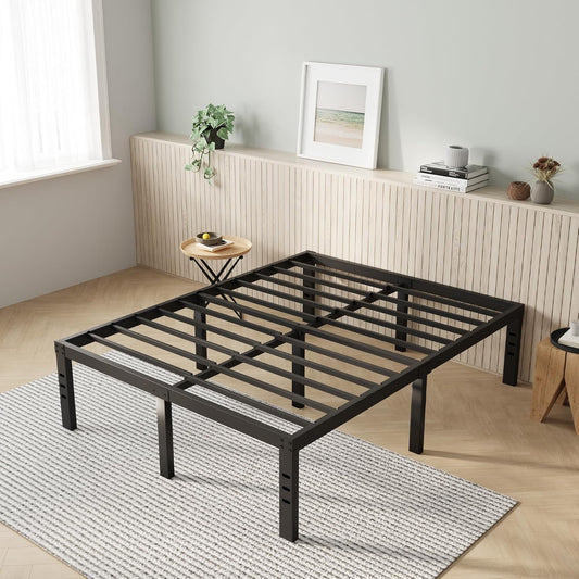 Novilla Full Size Bed Frame with Storage and Heavy Duty Support