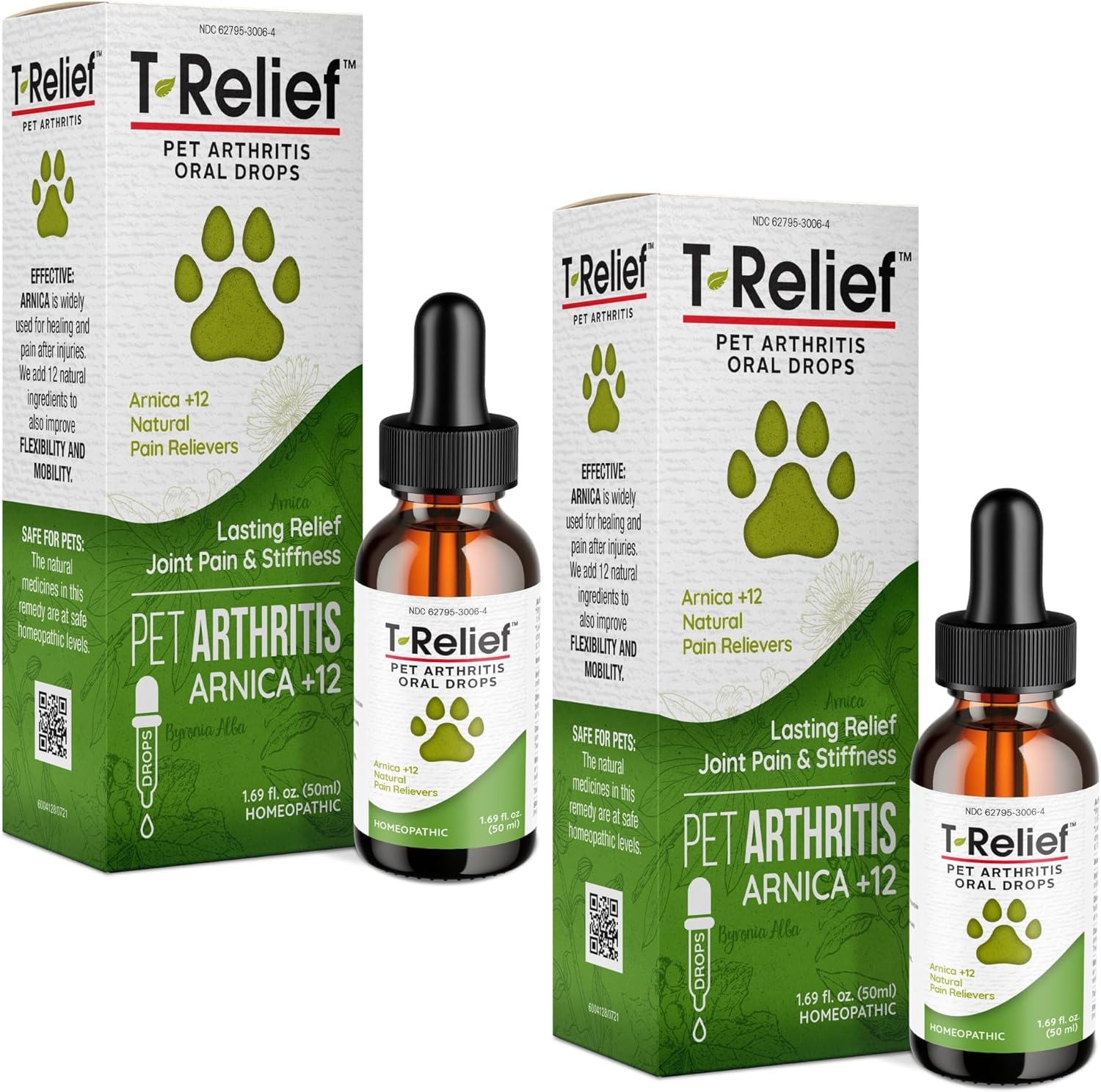 MediNatura T-Relief Pet Arthritis Relief Drops for Dogs & Cats