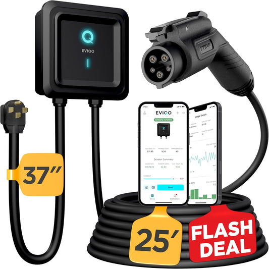 EVIQO Level 2 EV Charger - Smart Home Charging Solution