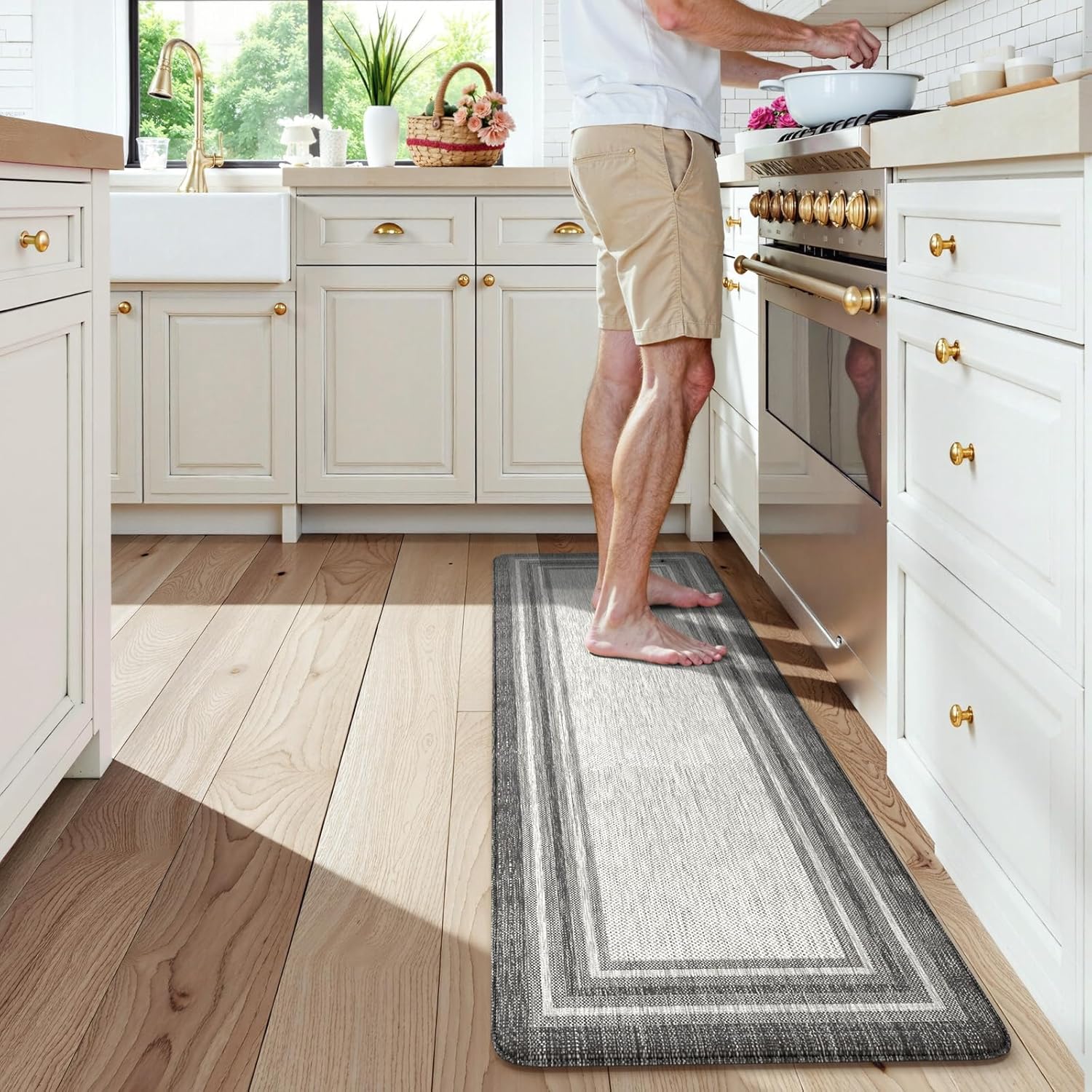 KIMODE Anti Fatigue Kitchen Mat for Comfort in Every Step