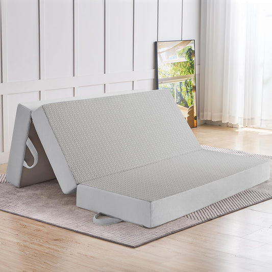 Folding Mattress Queen Size with Memory Foam for Comfort