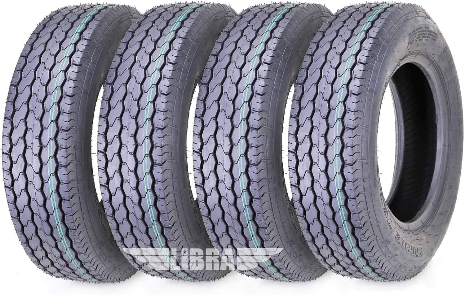 Premium Trailer Tires ST 205/75D15 with Deep Tread for Durability
