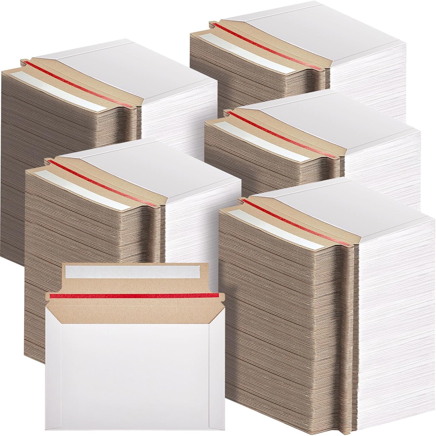 200 Pcs Rigid Photo Mailers for Safe Document Shipping