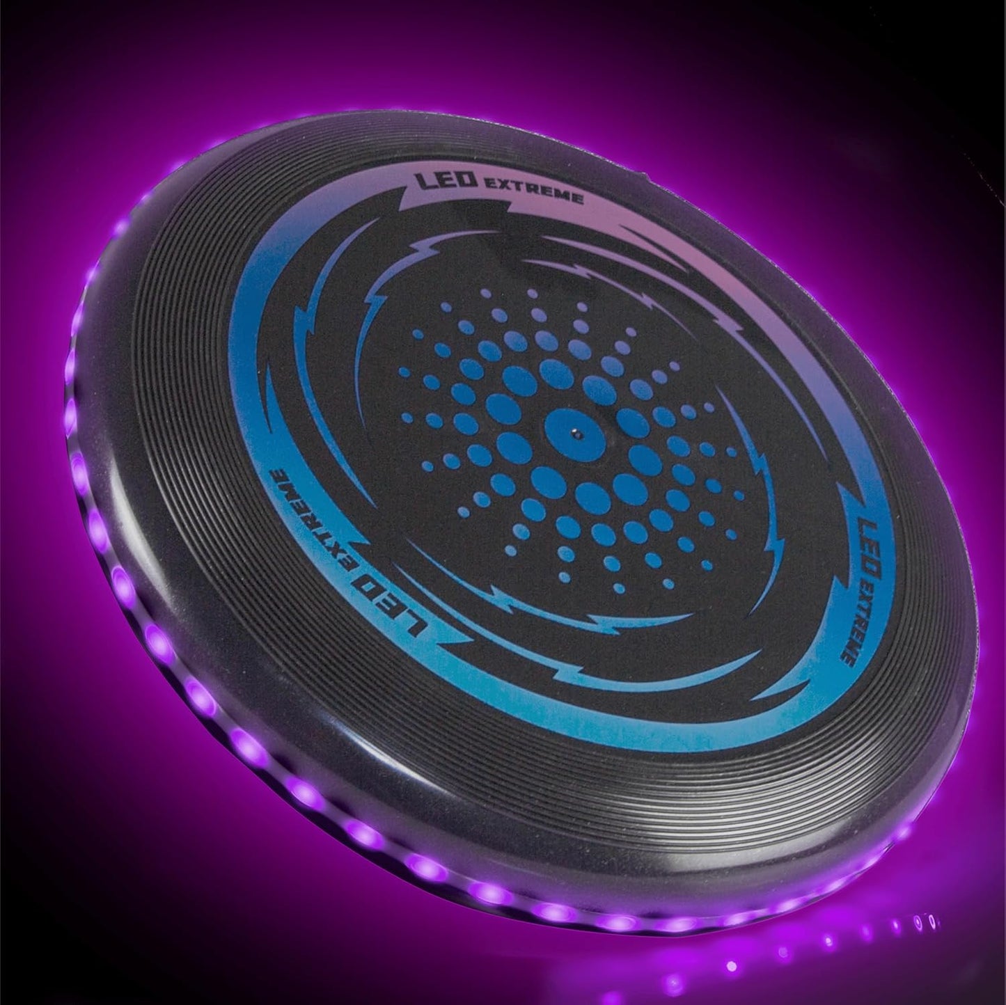 Glow-in-the-Dark LED Fresbee - Fun Day & Night Disc