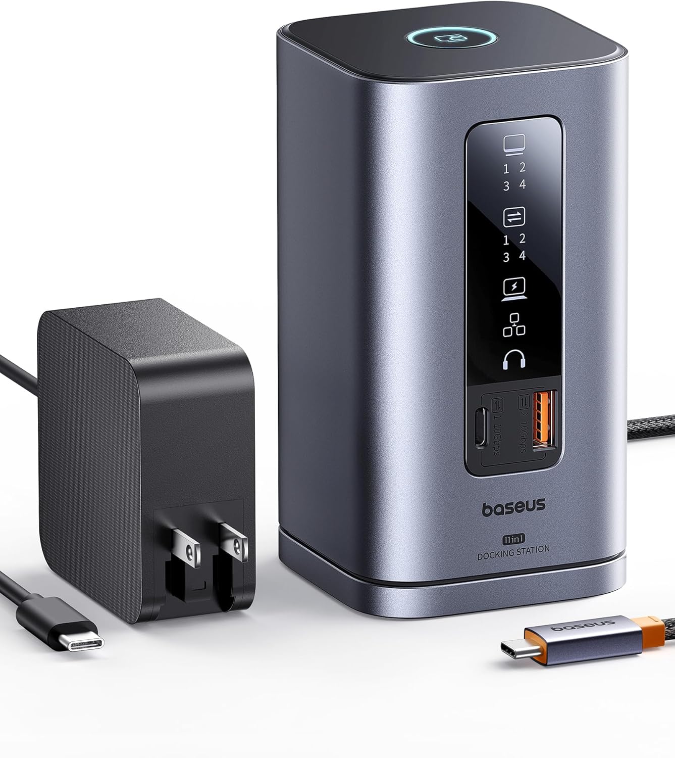 Baseus Laptop Docking Station: 11 in 1 Triple 4K Display Hub