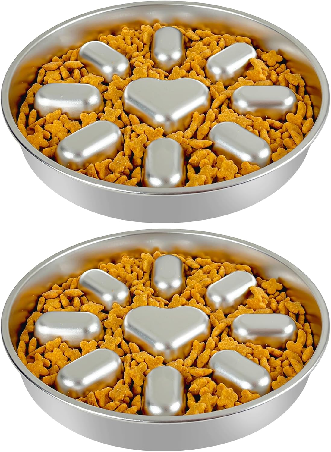 Slow Feeder Dog Bowls with Non-Slip Mat for Small Dogs