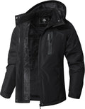 Women's Waterproof Ski Jacket - Warm Hooded Winter Coat