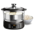 COOK WITH COLOR 3L Glass Mini Low Carb Rice Cooker - Auto Lift Basket