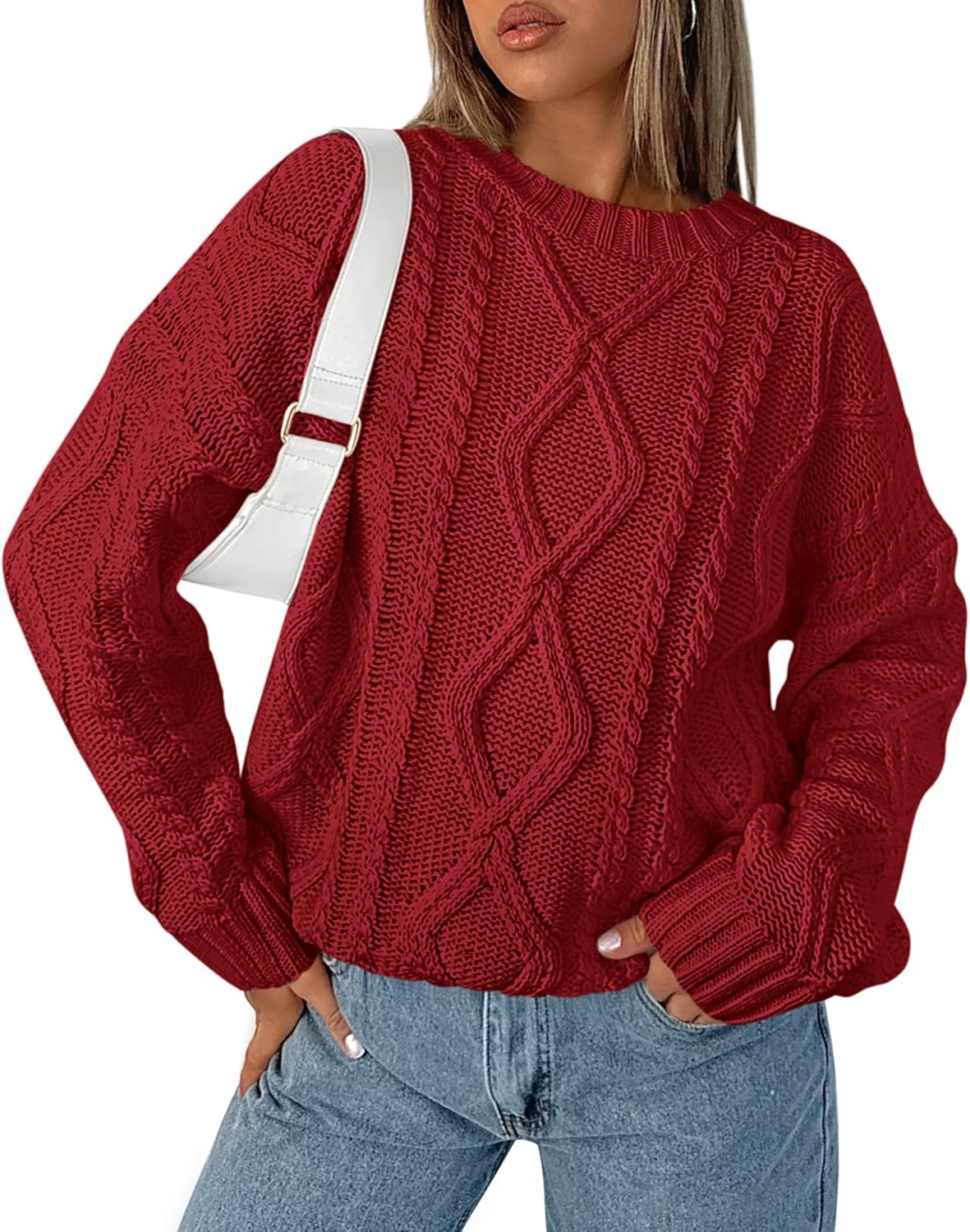 Casual Women Long Sleeve Sweater for Fall and Winter Fashion
