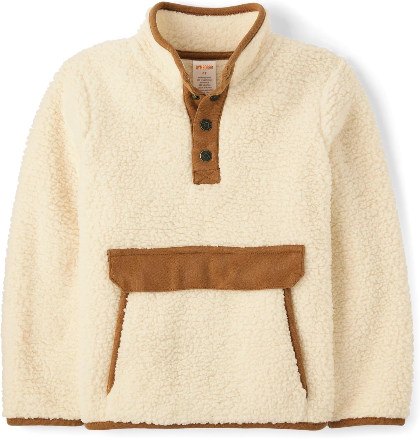 Gymboree Boys Long Sleeve Half Snap Sherpa Pullover Review