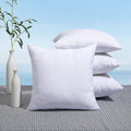 Outdoor Pillow Inserts 24x24 Pack of 4 - Water-Resistant Patio Fillers