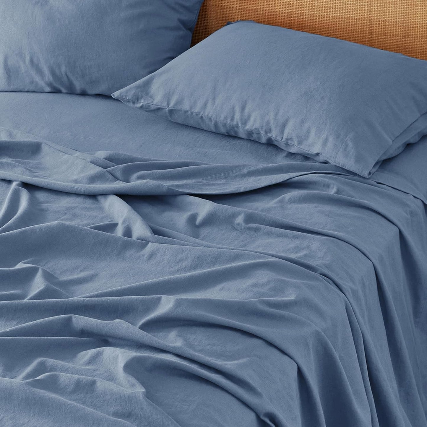 Bedsure Linen Sheets Queen Size Set for Ultimate Comfort