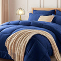 Twin XL Comforter Set Blue - Bed in a Bag Twin XL 5-Piece