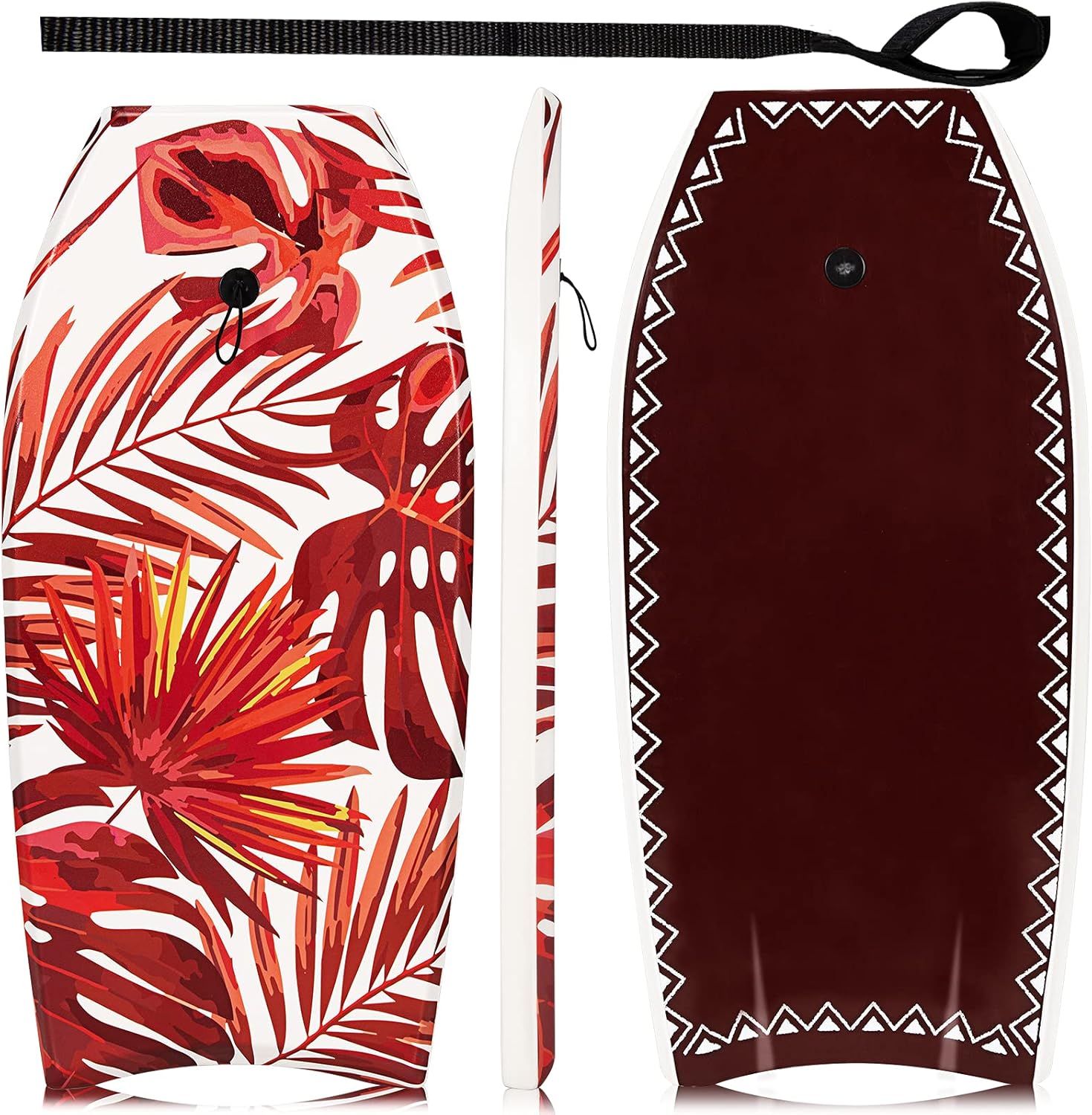 GYMAX Boogie Boards for Beach - Lightweight Body Board Fun