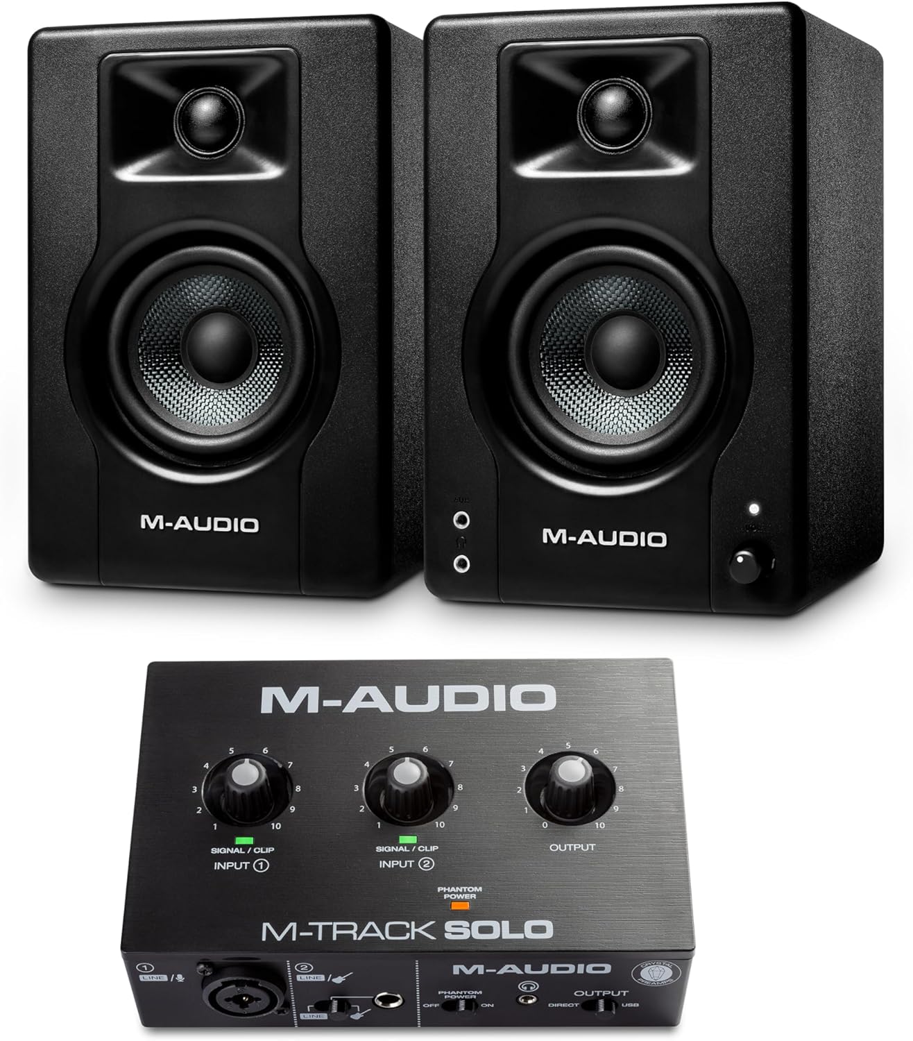M-Audio Recording and Streaming Bundle with M-Track Solo Interface