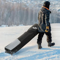 Rolling Ski Bag for Air Travel - Wheeled Double Ski Bag 175-195CM