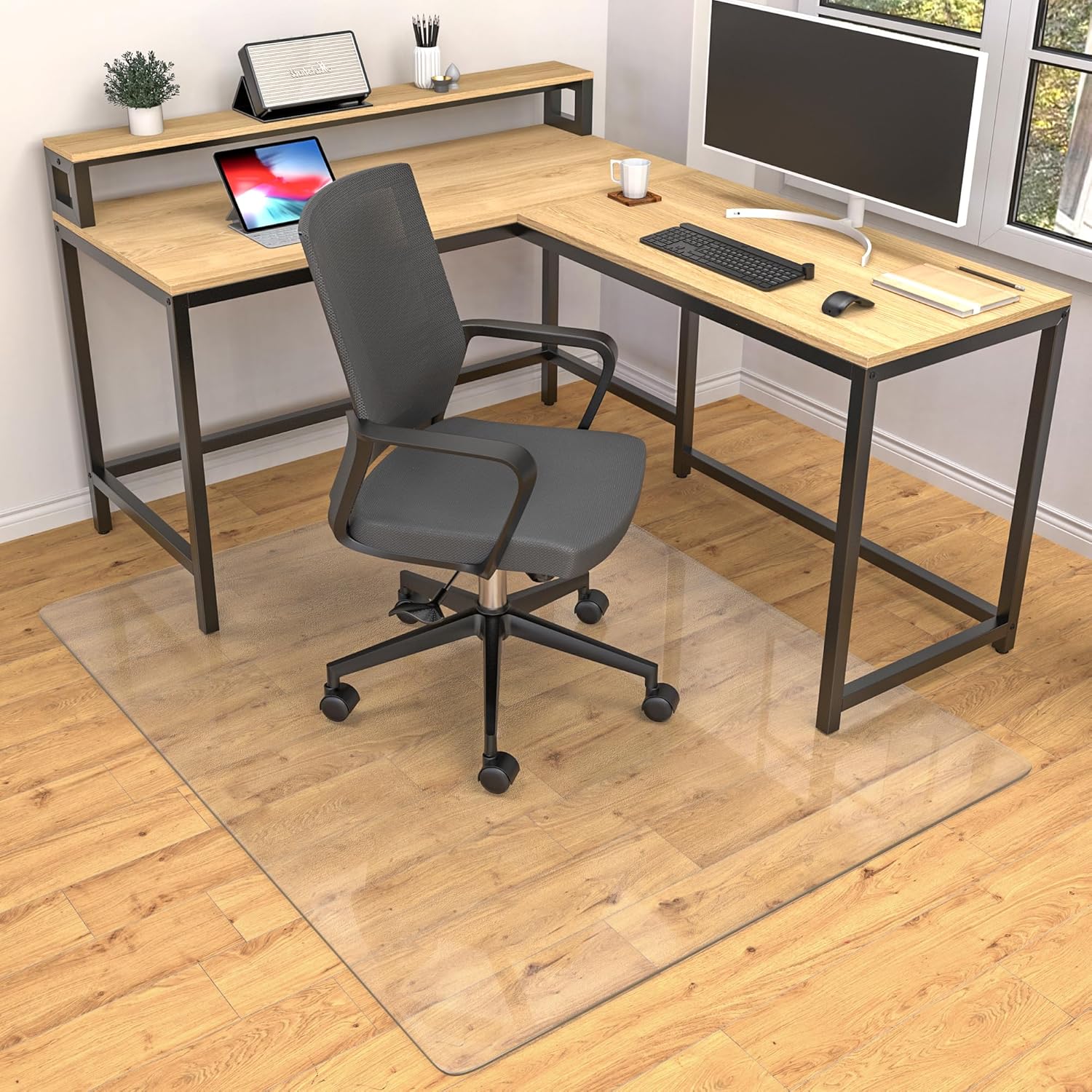 LeapYouth Heavy Duty Anti-Slip Chair Mat