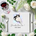 Personalized Luxury Pet Napkins - Custom Cartoon Portrait - Perfect for Weddings & Holidays!