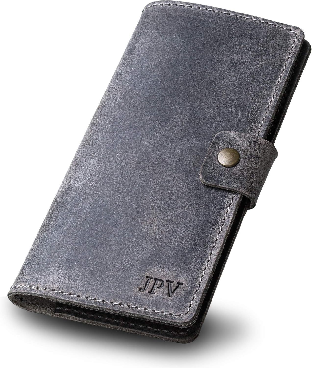 Handmade Personalized Leather Checkbook Covers for Business Use