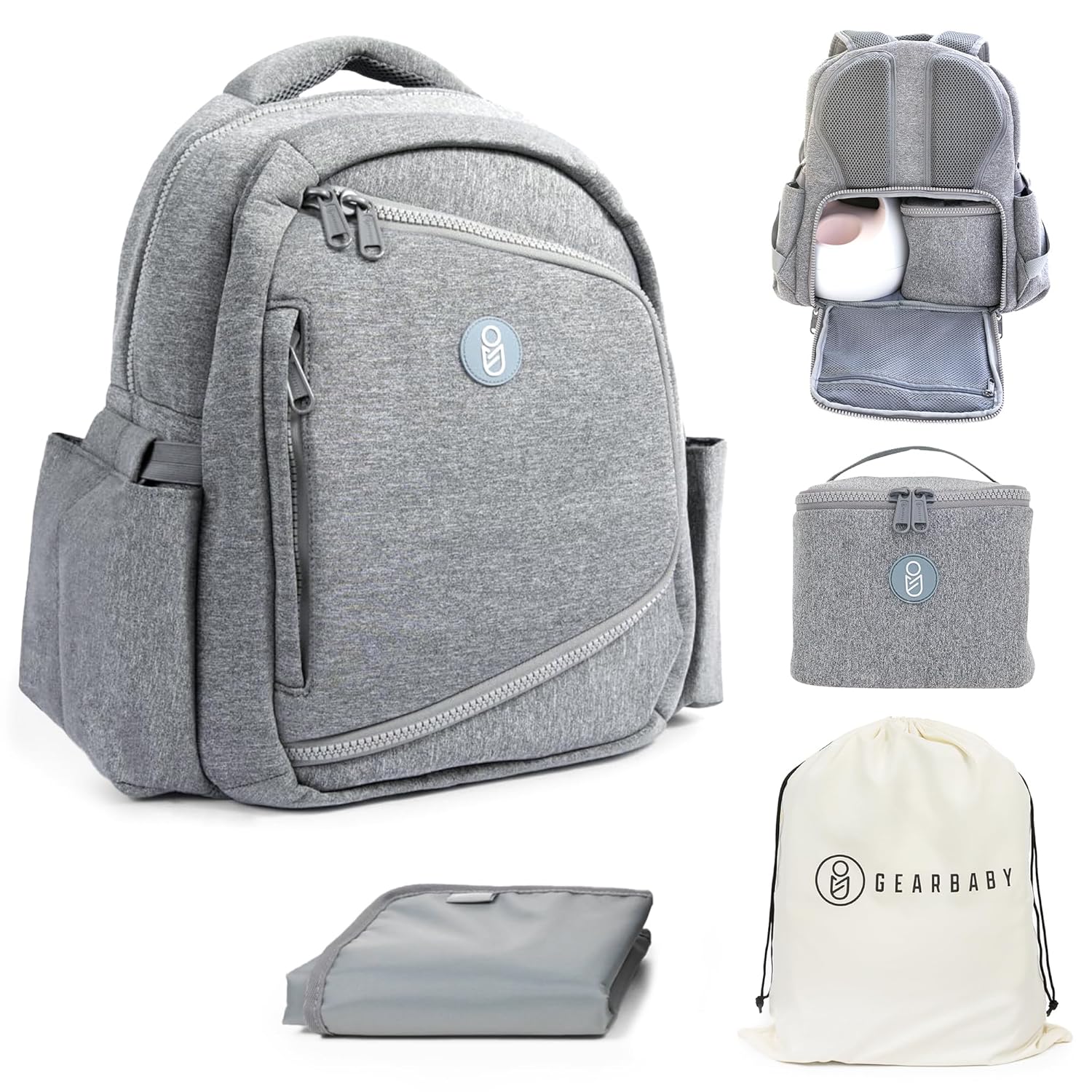 Gear Baby Breast Pump Backpack with Cooler for Working Moms