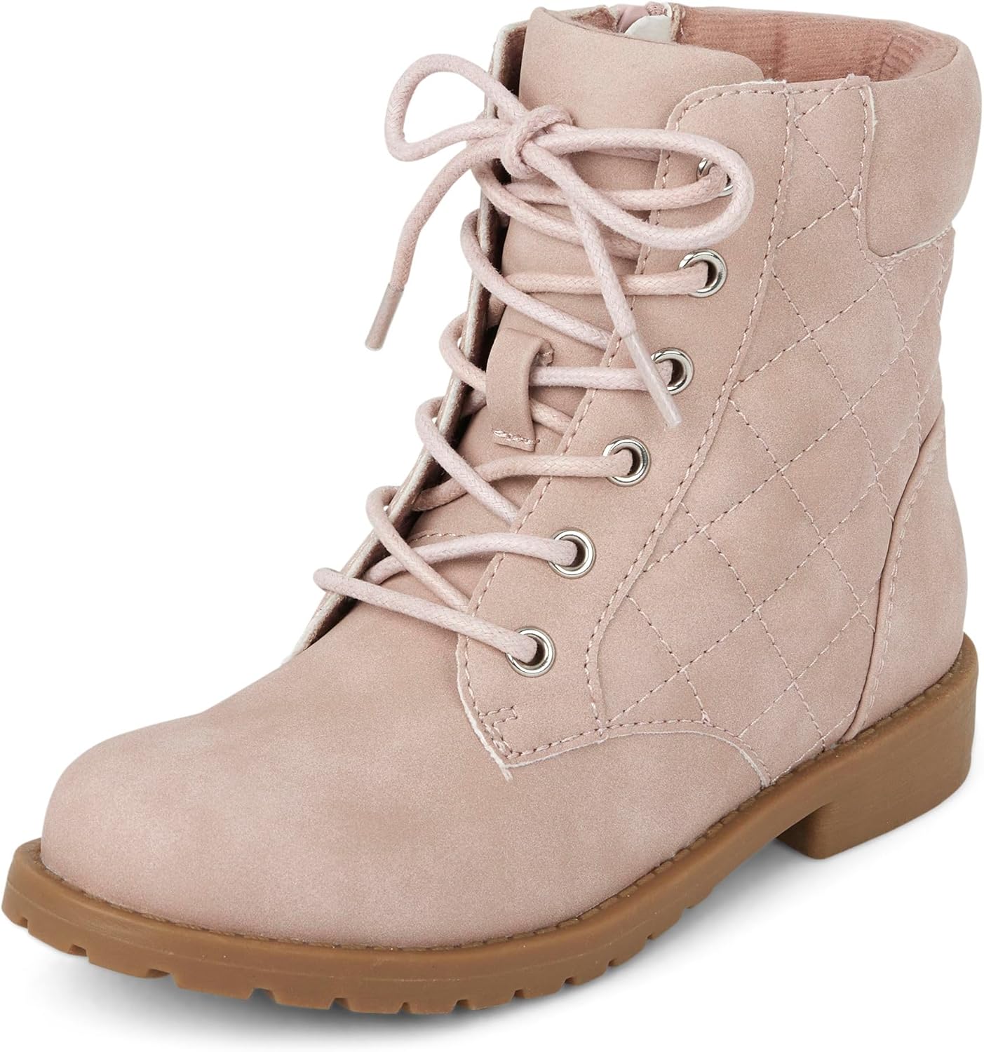 Children's Place Girl's Lace Up Combat Boots for Stylish Kids