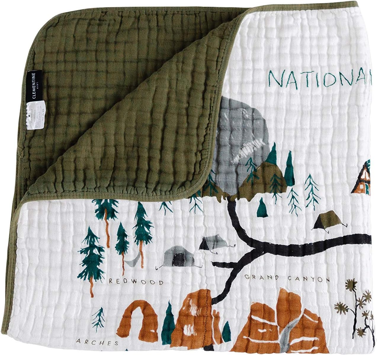 CLEMENTINE KIDS Reversible Quilts for Cozy Baby Comfort