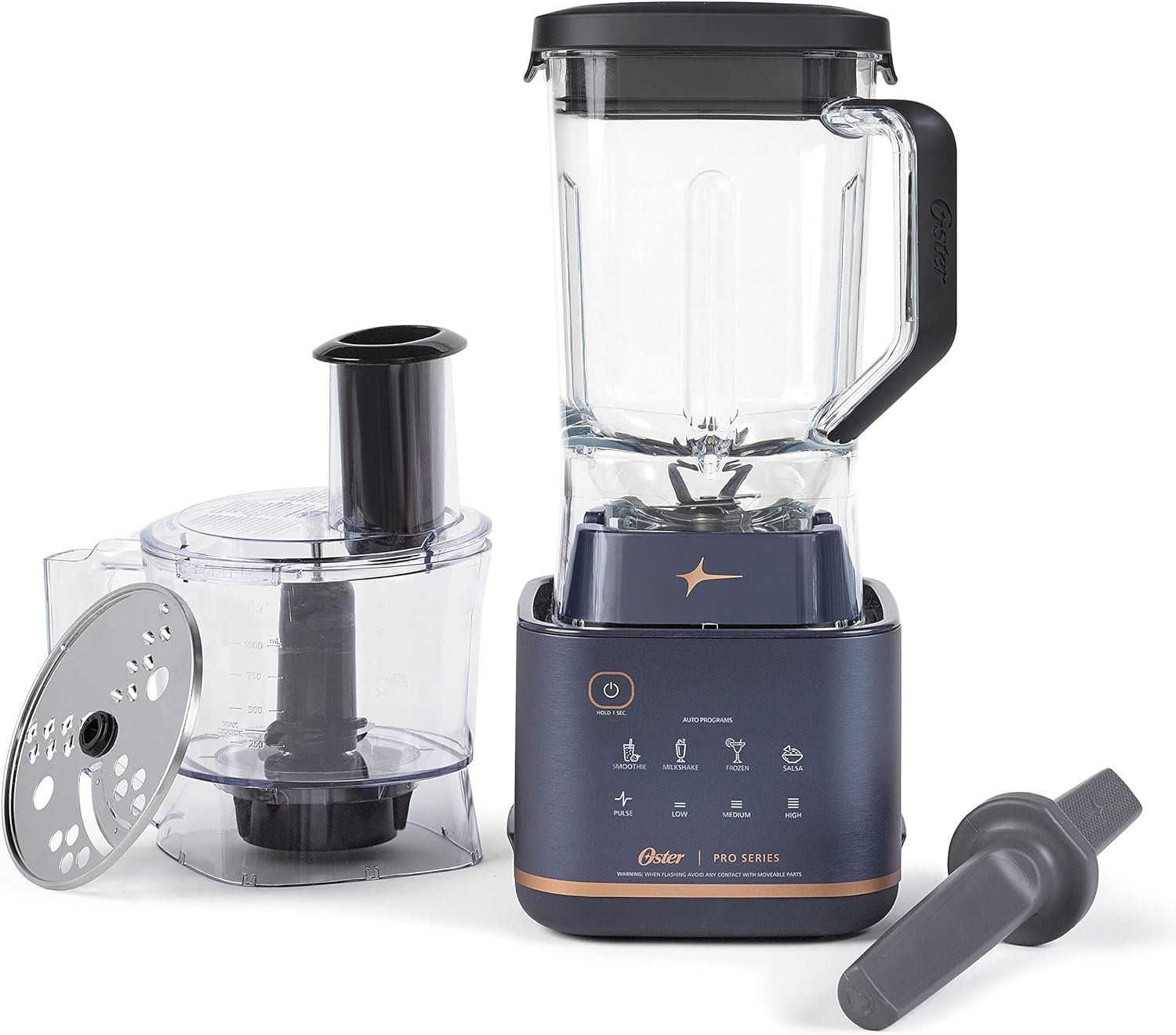 Oster Pro 2-in-1 Kitchen System - XL 9-Cup Jar, Food Processor & Tamper Tool!