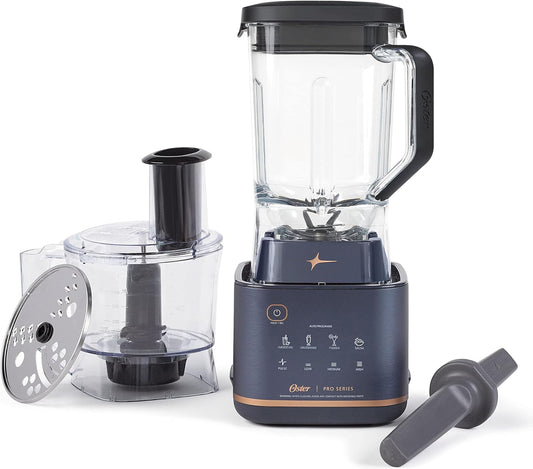 Oster Pro 2-in-1 Kitchen System - XL 9-Cup Jar, Food Processor & Tamper Tool!