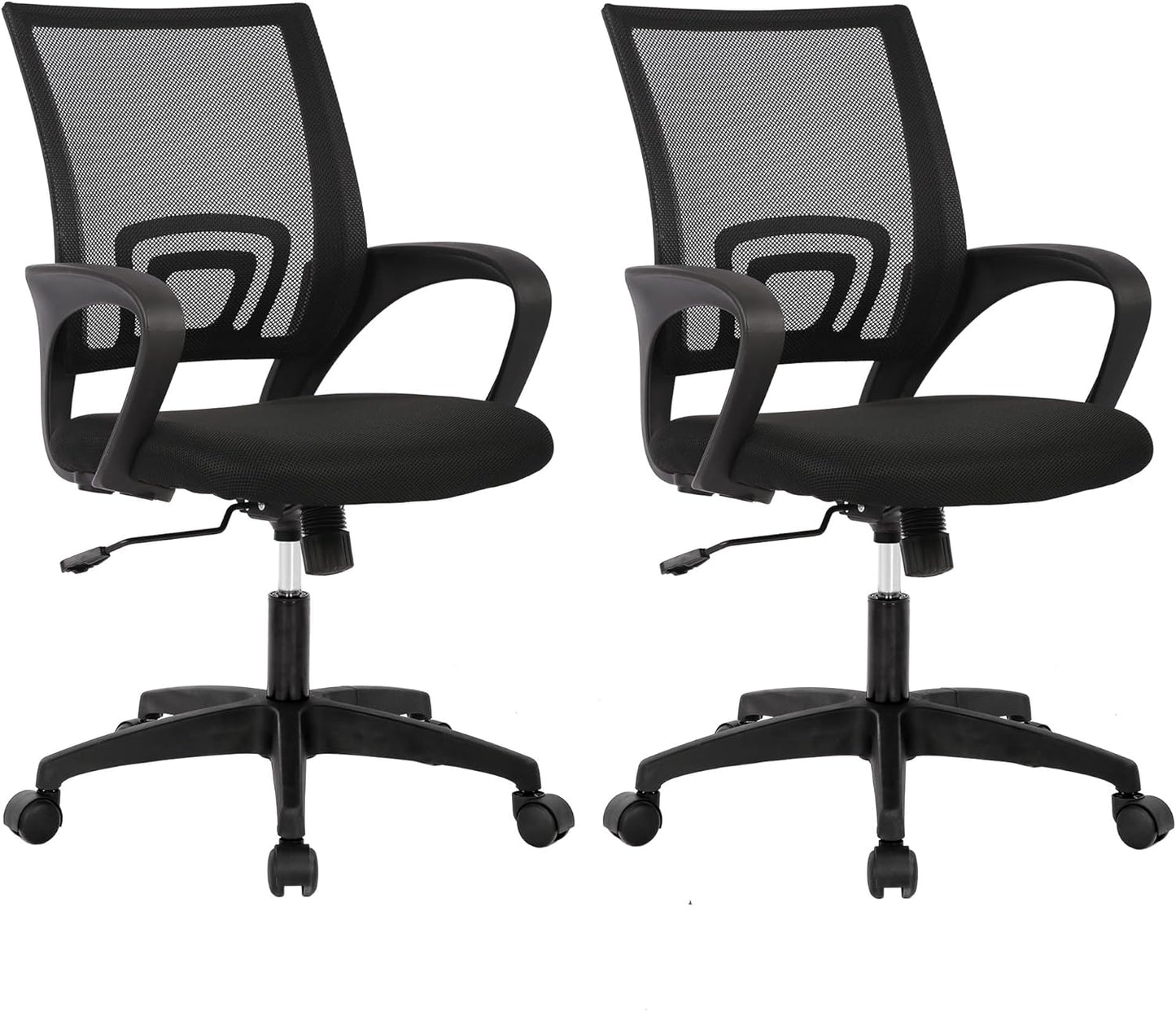 Ergonomic Adjustable Office Chair with Lumbar Support for Comfort