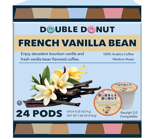 Vanilla Bean French Coffee Pods - 24 Recyclable Cups