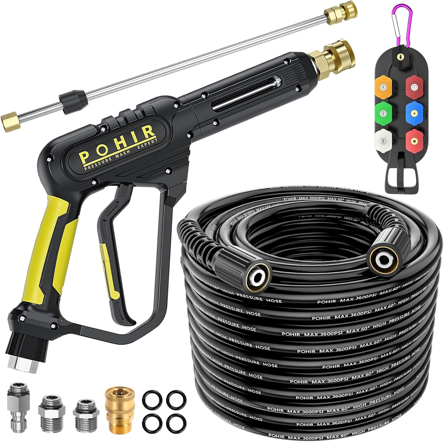 3600 PSI Power Washer Gun + 50FT Hose Kit