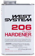 West System 206-B Slow Hardener - Extended Work Time Epoxy