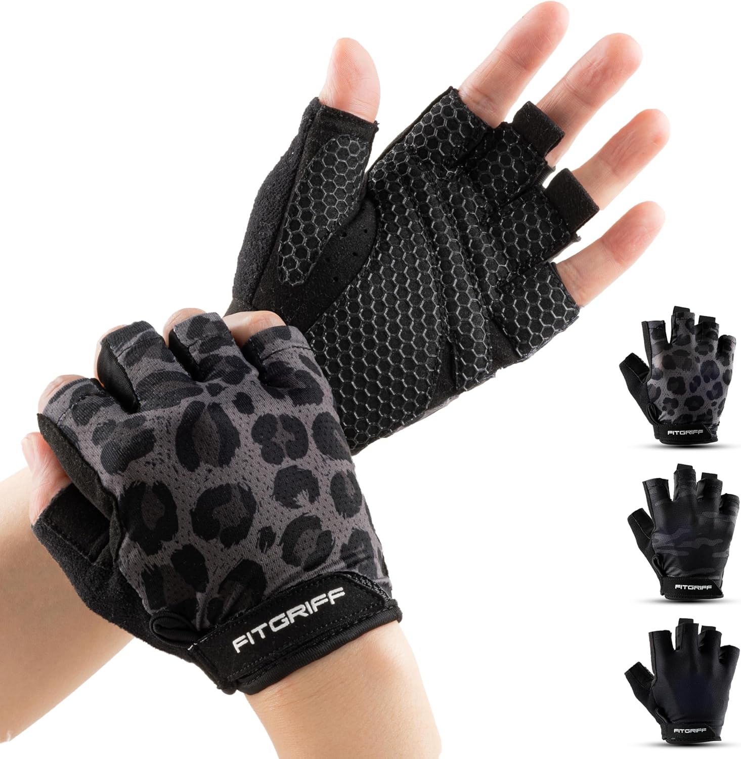 Fitgriff Padded Workout Gloves - Full Palm Protection
