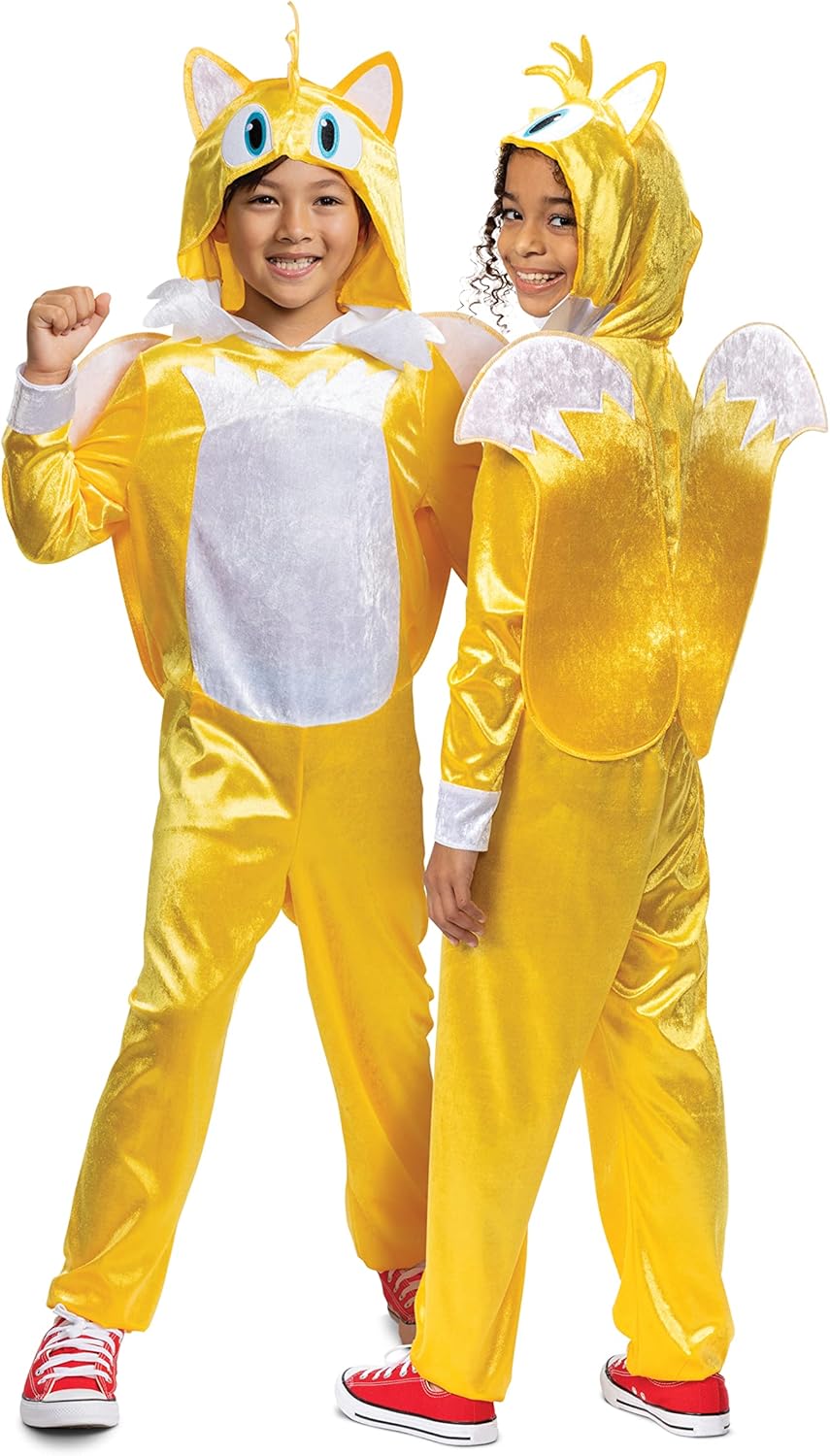 Official Sonic Tails Costume for Kids - Fun and Comfy Outfit