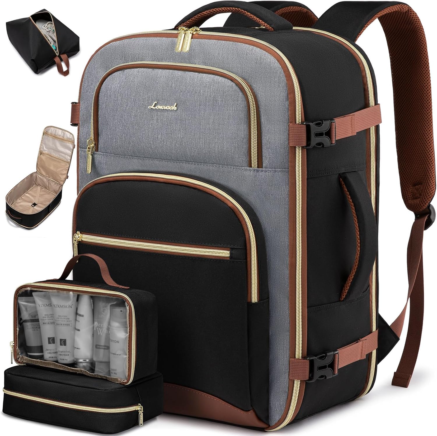 LOVEVOOK Travel Essentials Carry on Backpack for Women