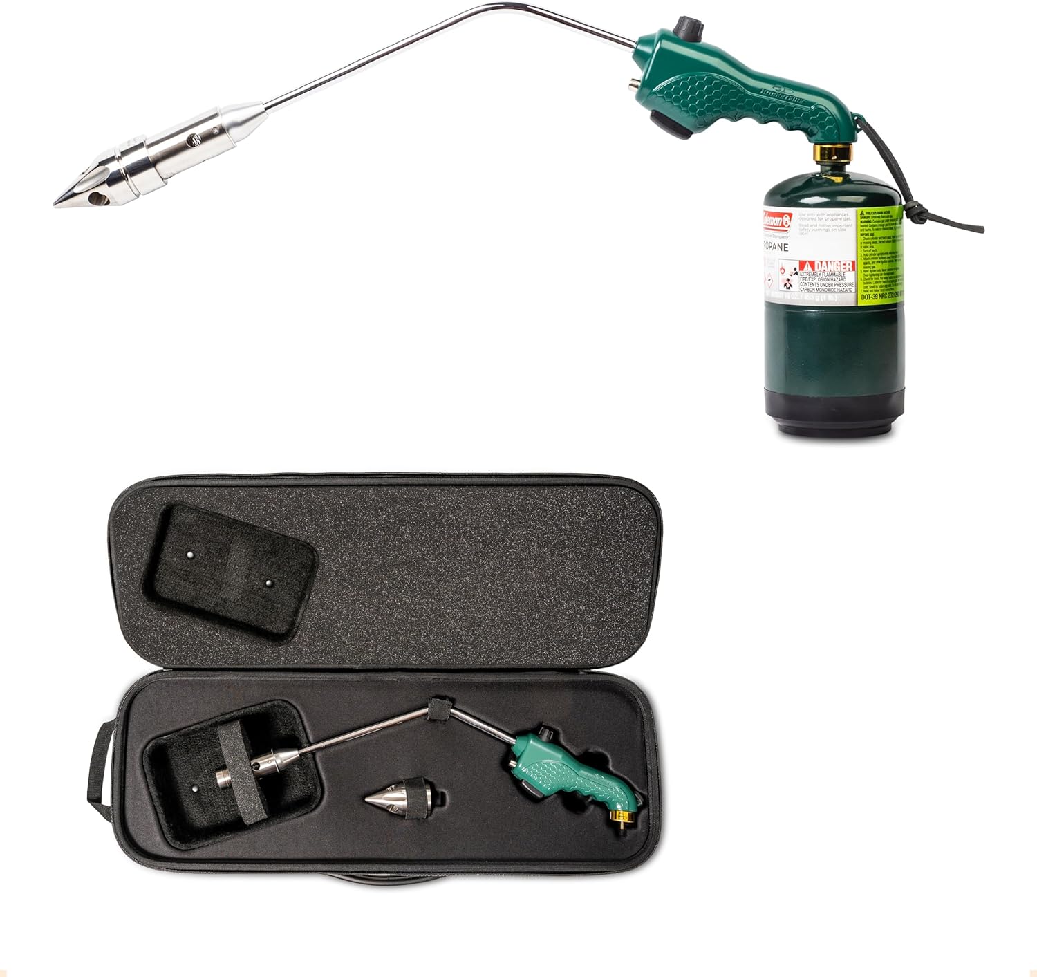 RocketFire Green Fire Starter Torch for Charcoal and Grills
