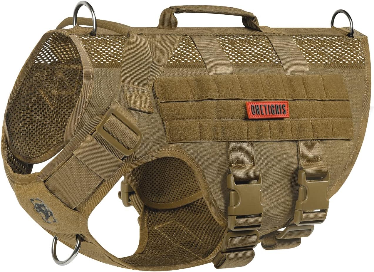 OneTigris No Pull Tactical Dog Harness for Medium Dogs Review