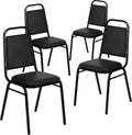 Stacking Banquet Chairs Set of 4 - Comfortable Durable Seating