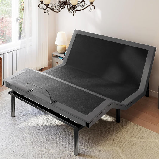 Sweetcrispy Adjustable Bed Frame for Ultimate Sleep Comfort