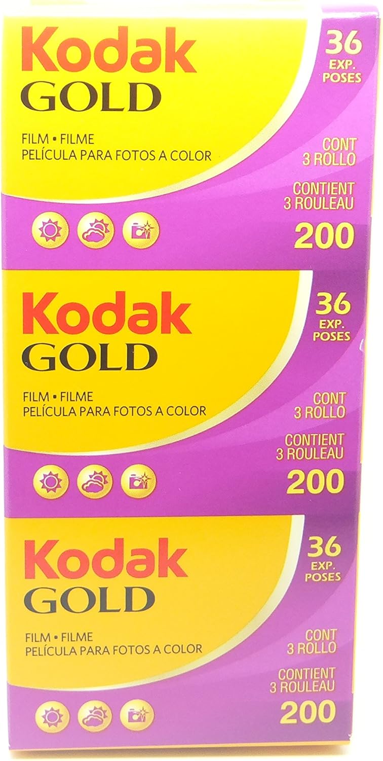 Kodak Kodacolor Gold 200 GB 135-36 CN 3 P Film for Stunning Photos