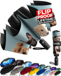 Flip-proof Inverted Travel Umbrella - Compact, Strong Coverage