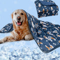 Cooling Mat for Dogs XLarge Blanket 55x80 in - Lightweight Cooling Pet