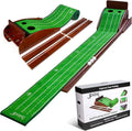 Auto Ball Return Golf Putting Mat | Luxe Velvet | Indoor & Outdoor | Perfect Golf Gift