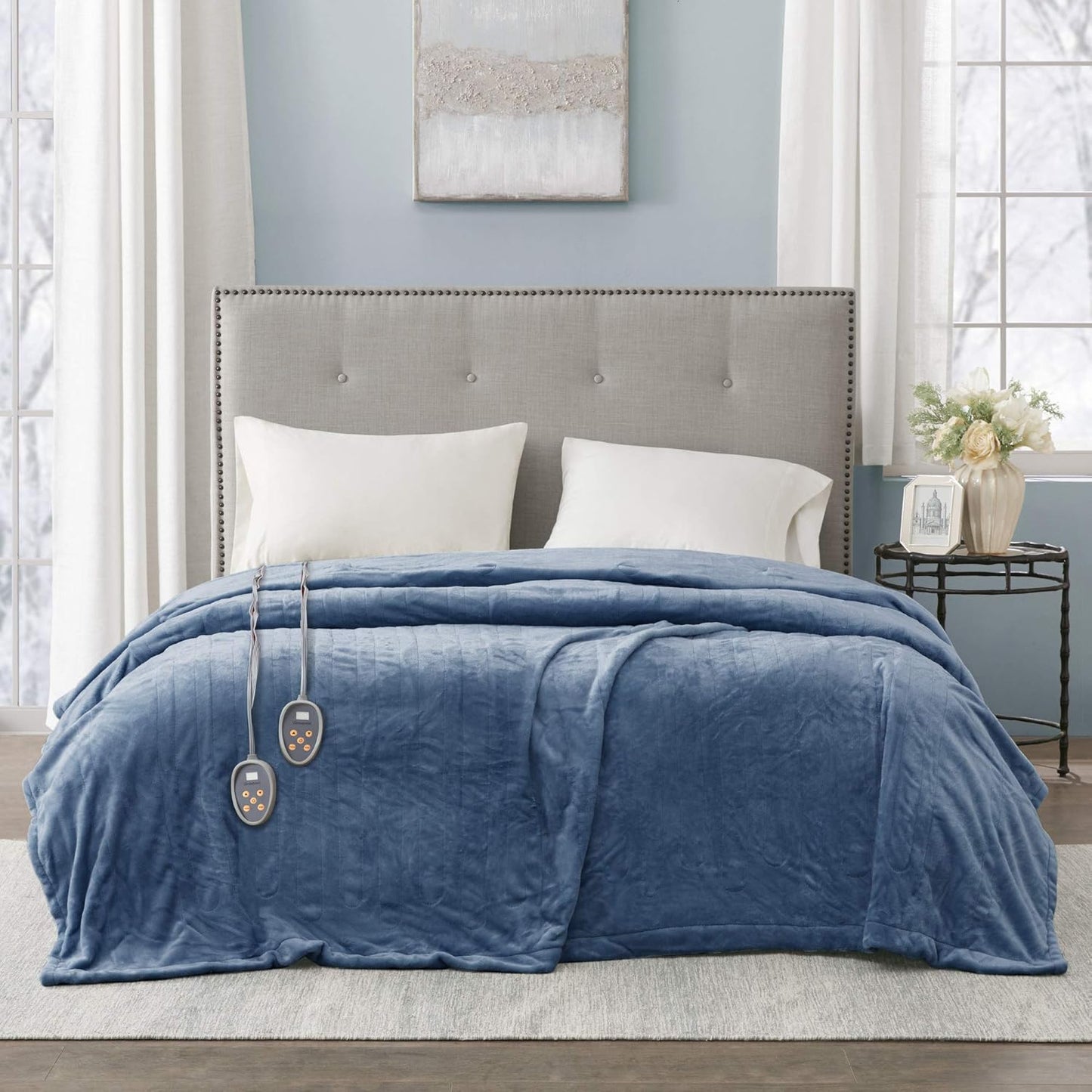 Beautyrest Heated Electric Blanket for Cozy Cold Weather Comfort