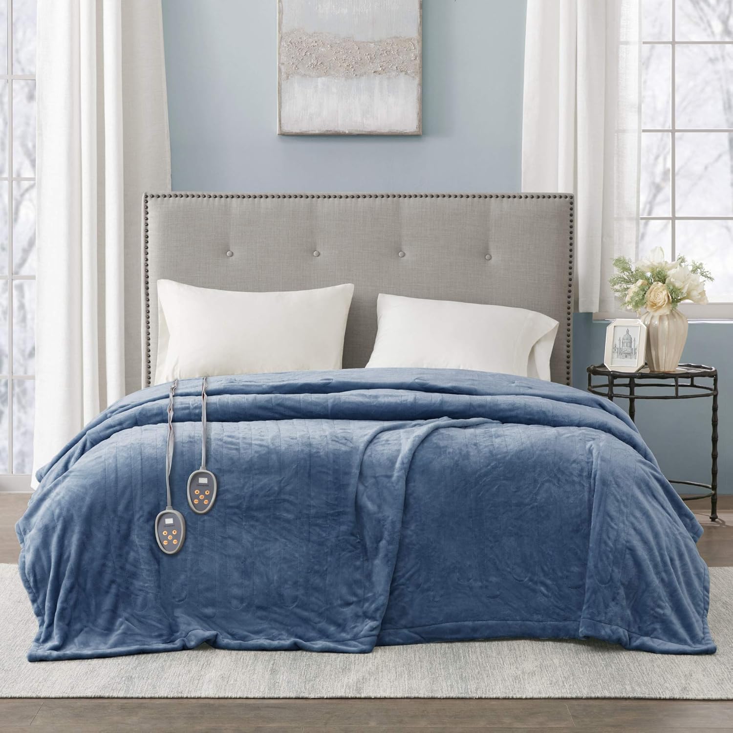 Beautyrest Heated Electric Blanket for Cozy Cold Weather Comfort