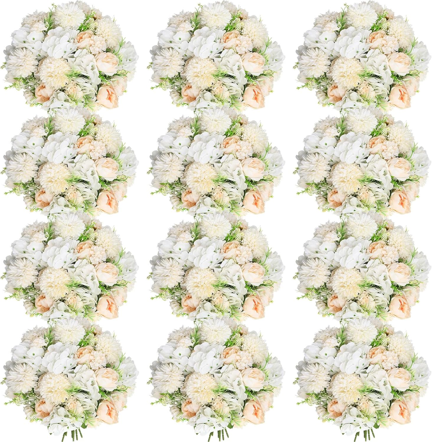 Artificial Peonies Silk Flowers for Wedding Table Decor