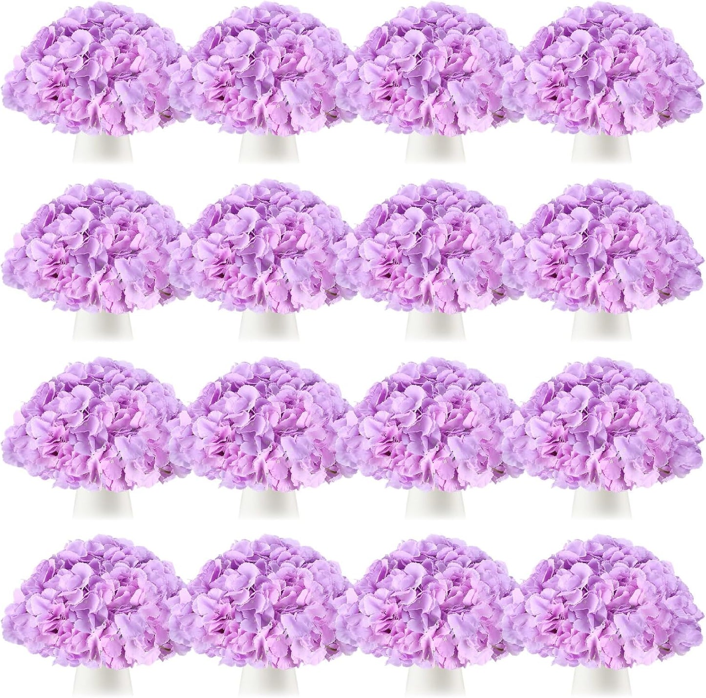 150 Pcs Light Purple Artificial Hydrangeas for Elegant Decor