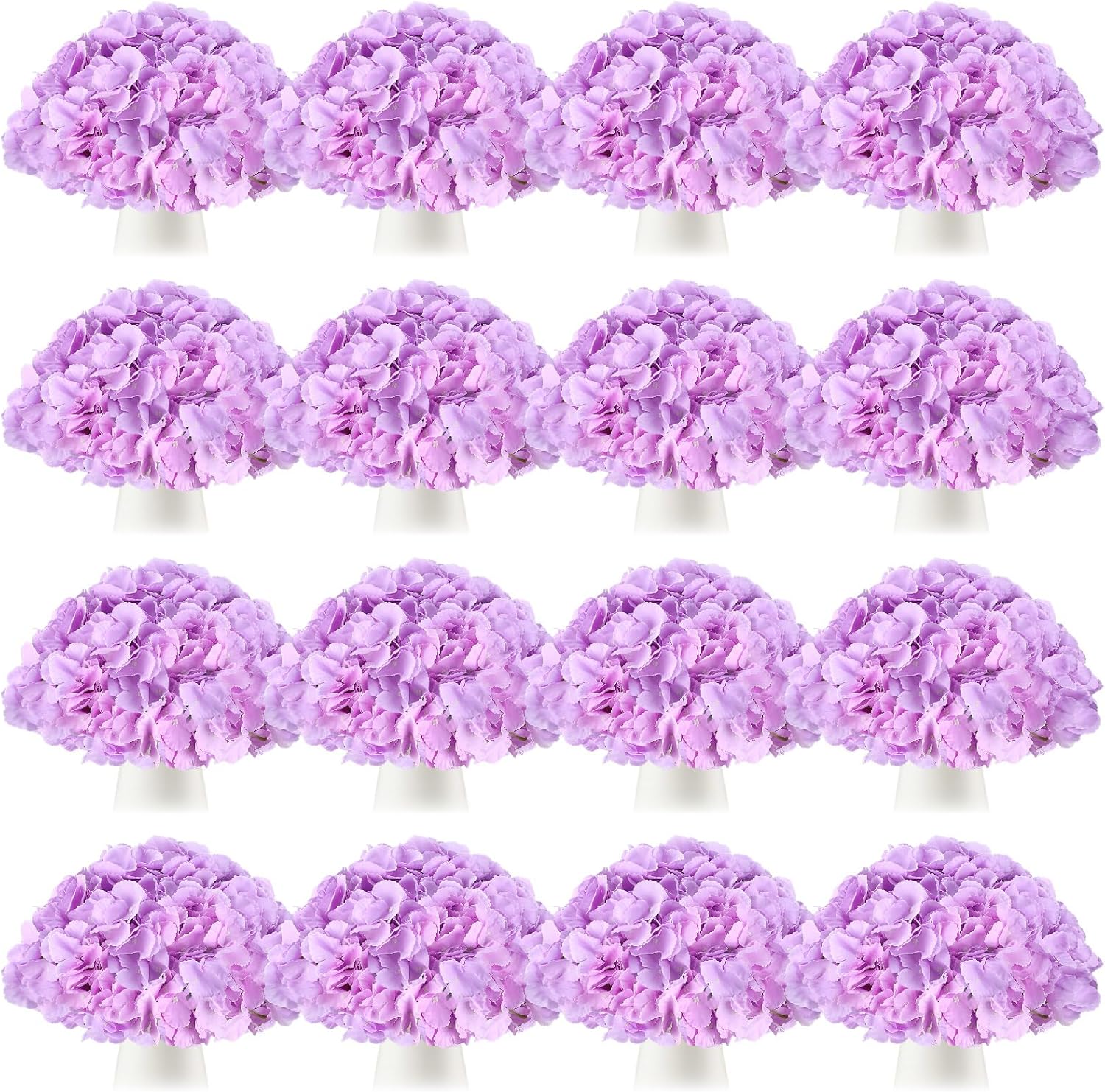 150 Pcs Light Purple Artificial Hydrangeas for Elegant Decor