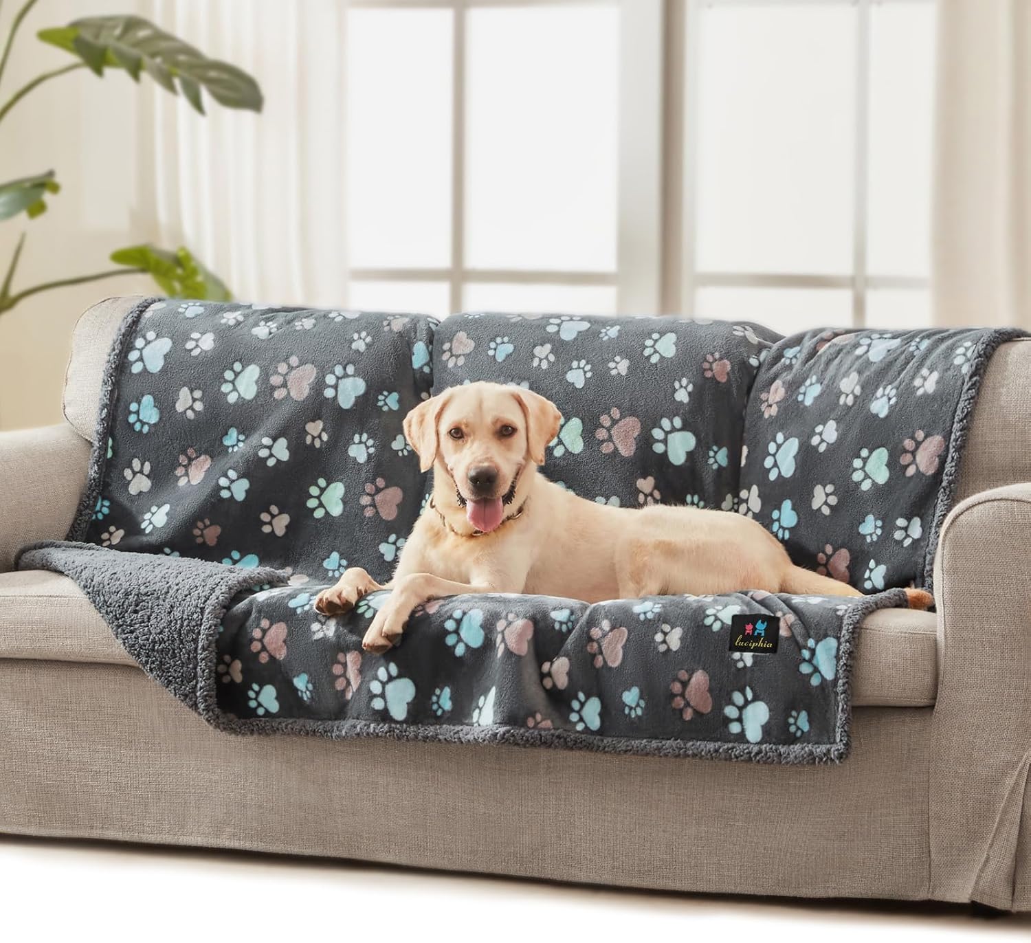 Luciphia Waterproof Pet Blankets for Couch Sofa Bed Cover