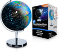 Illuminated World Globe with Stand - Educational LED Night Light